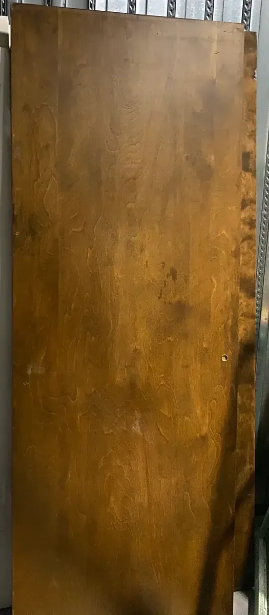 Wood tone door