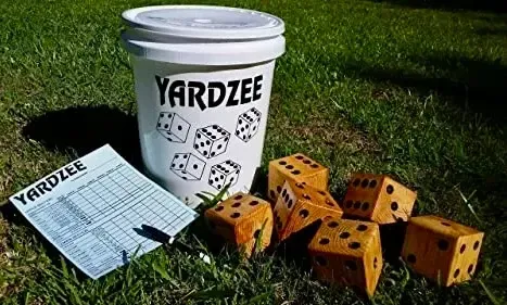 Yard yatzee yardzee giant game