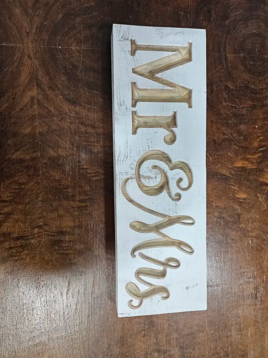 Mr and Mrs gray block