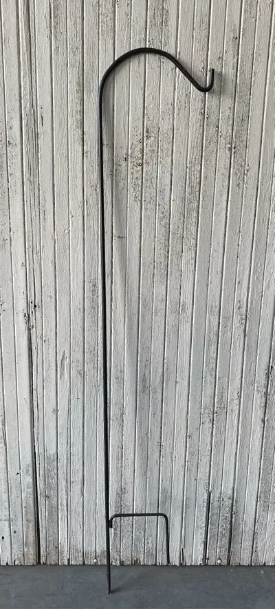 Shepards hooks- black metal - 65"
