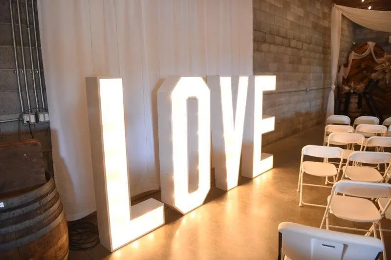 LOVE Marquee letters 5ft tall