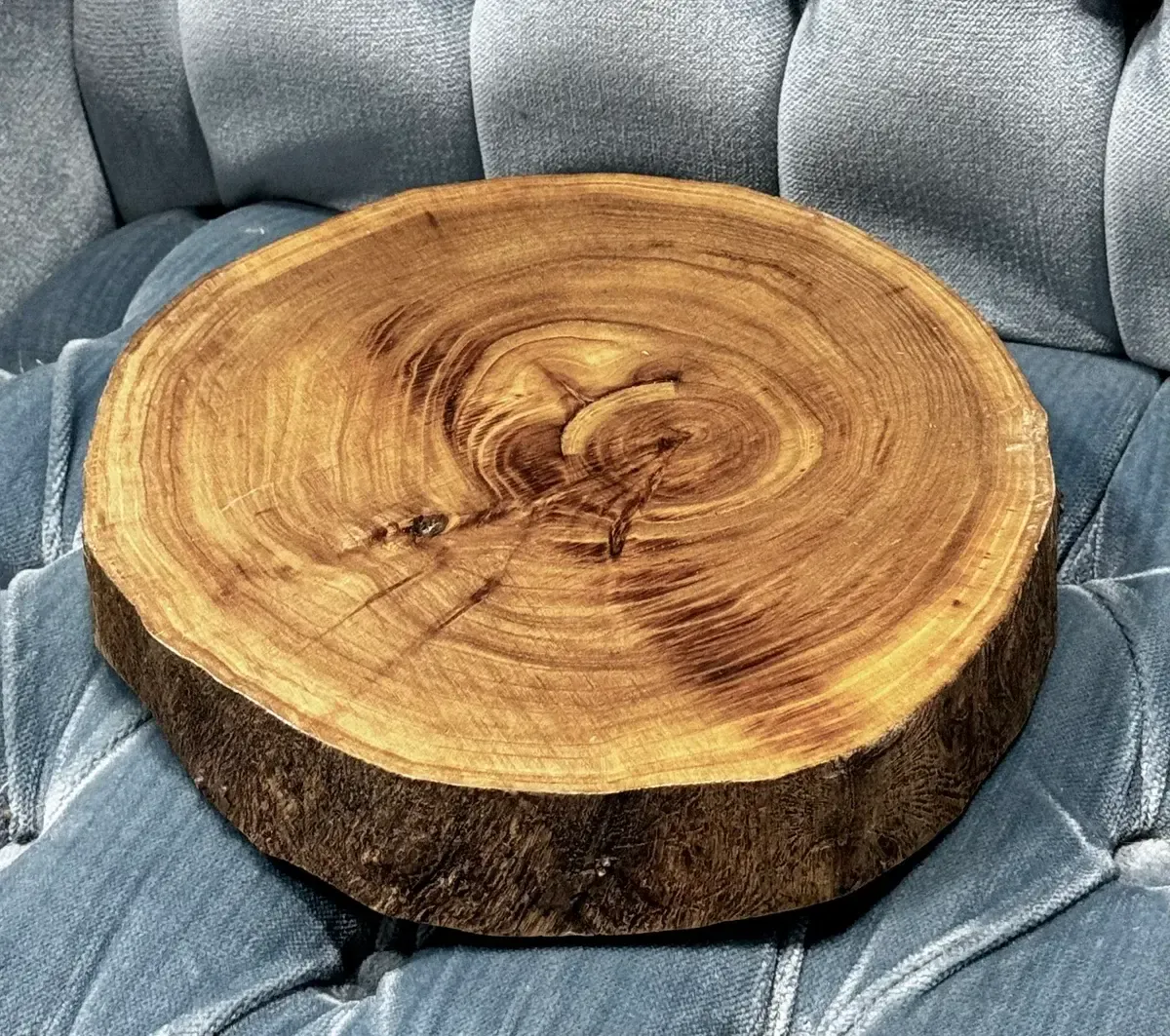 Wood round med size 10"