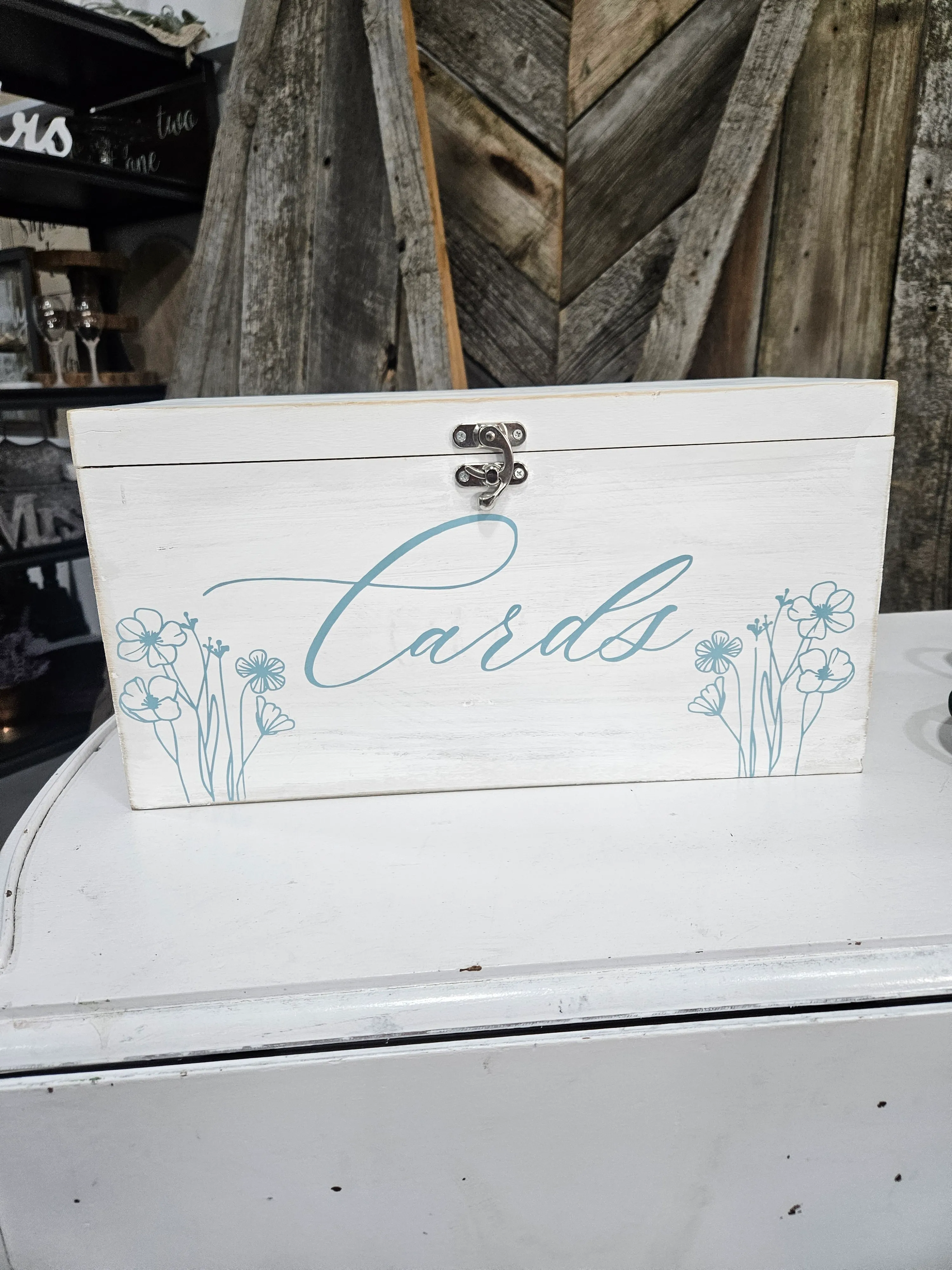 Card box dusty blue