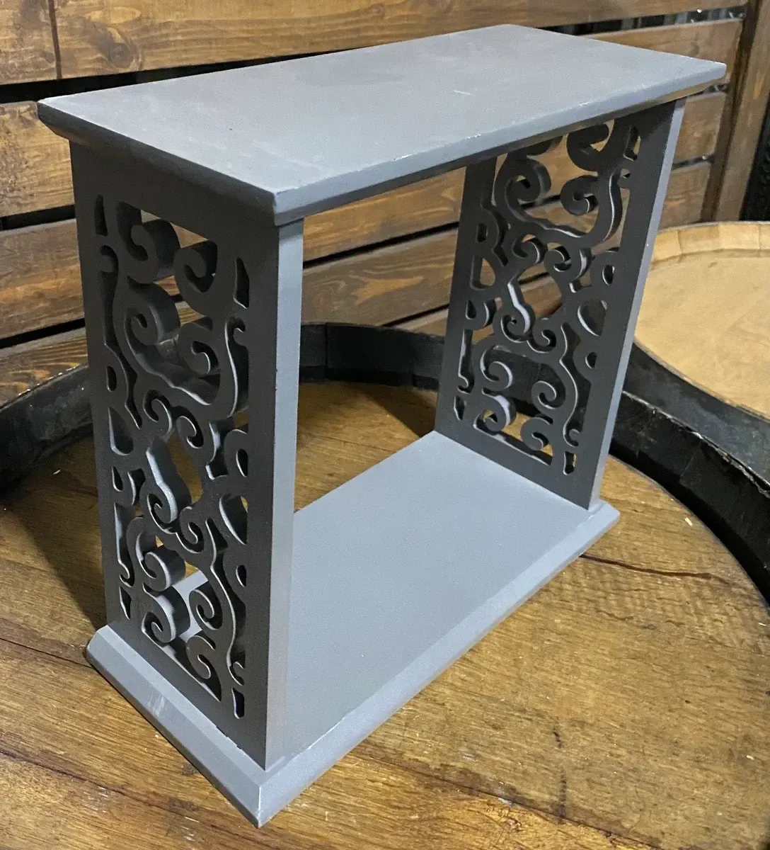 Gray decorative riser 12"