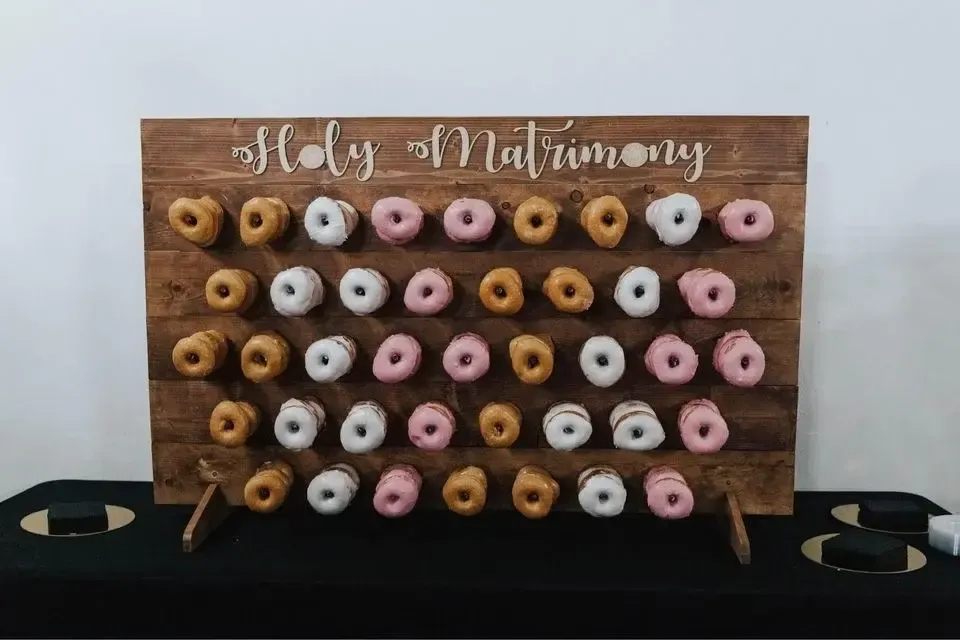 Donut, pretzel,bagel wall