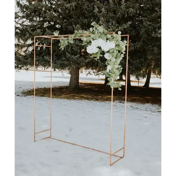 Copper square arch
