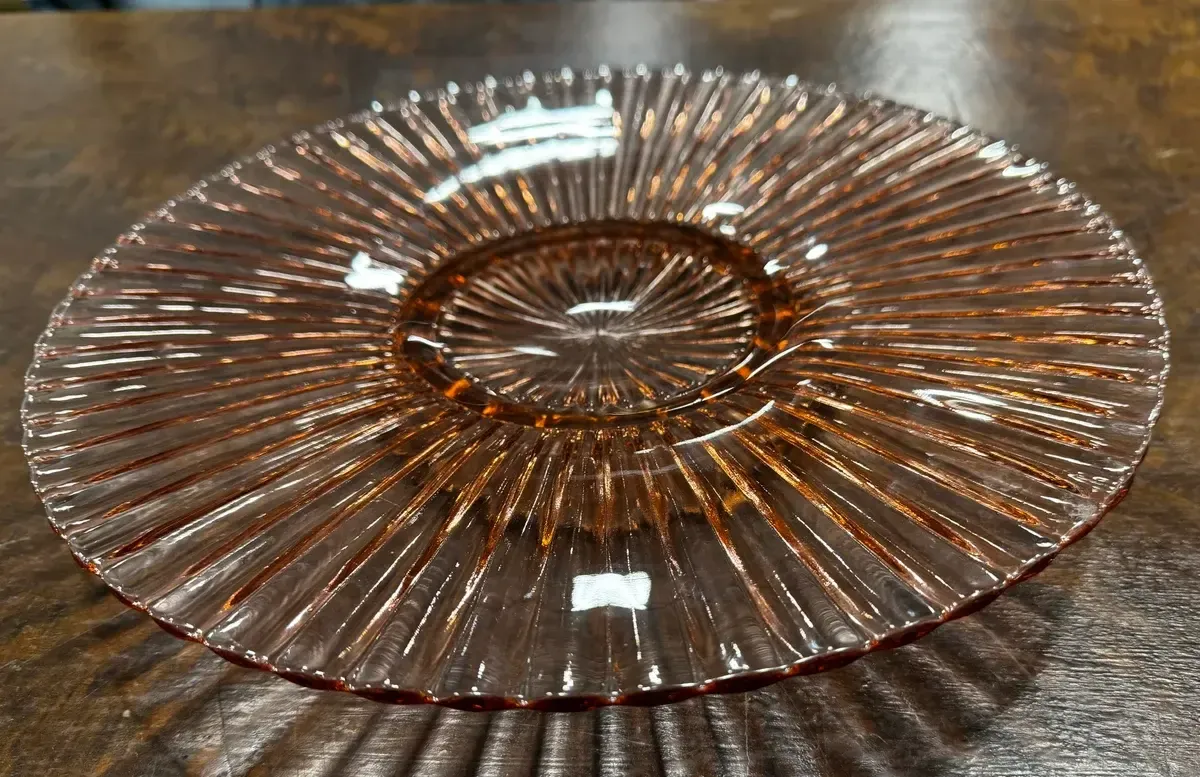 Eva blush pink cake or dessert plate