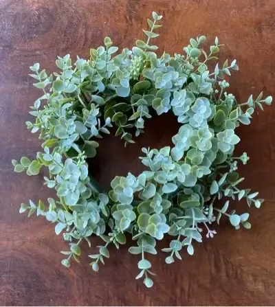 Eucalyptus centerpeice rings