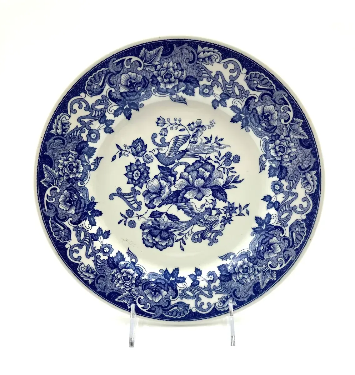 Vintage blue and white dinner plates