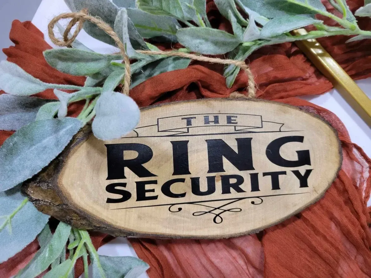 Ring security sign