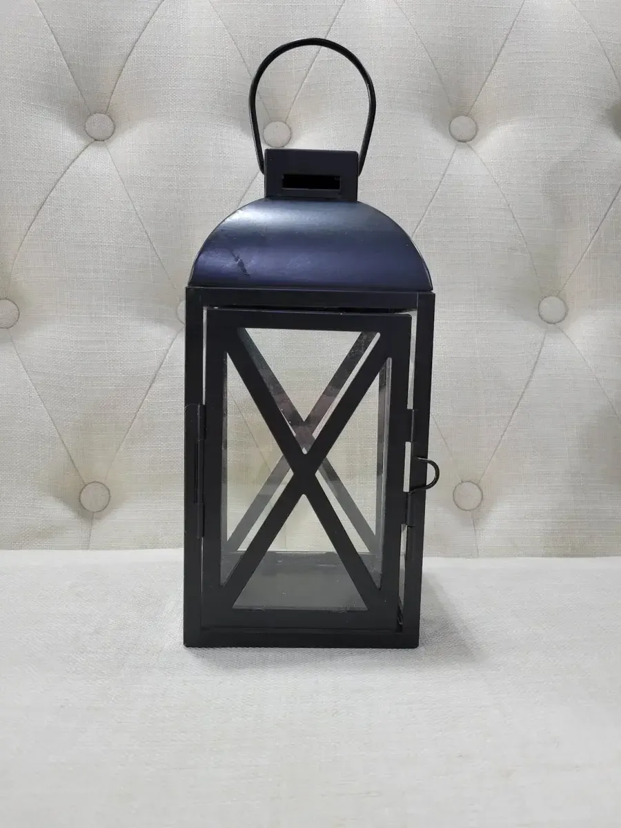 Rachel black lantern medium- 10"
