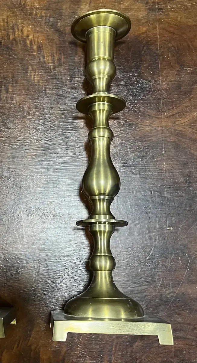 Brass gold candlesticks XL 14” to 20”