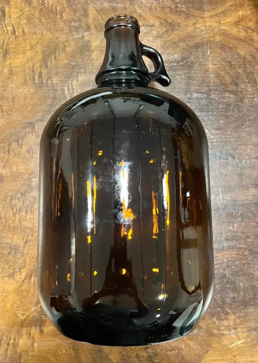 Amber brown jug gallon