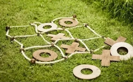Tic-tac-toe giant yard game