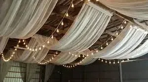 Ceiling draping