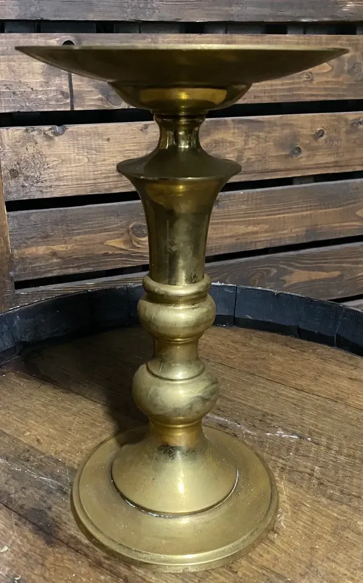 Brenda brass candle holder 12” tall