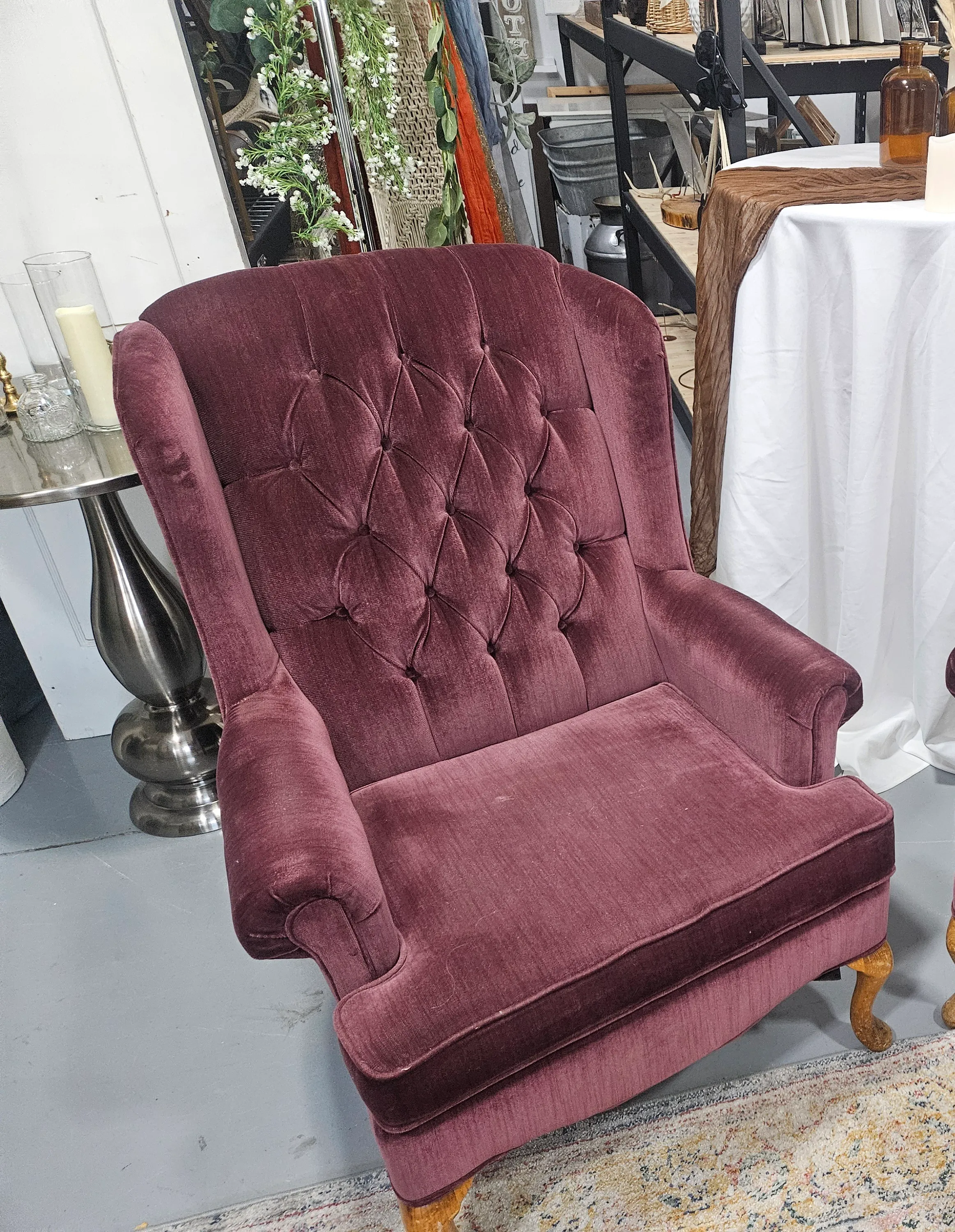 Burgundy Chair