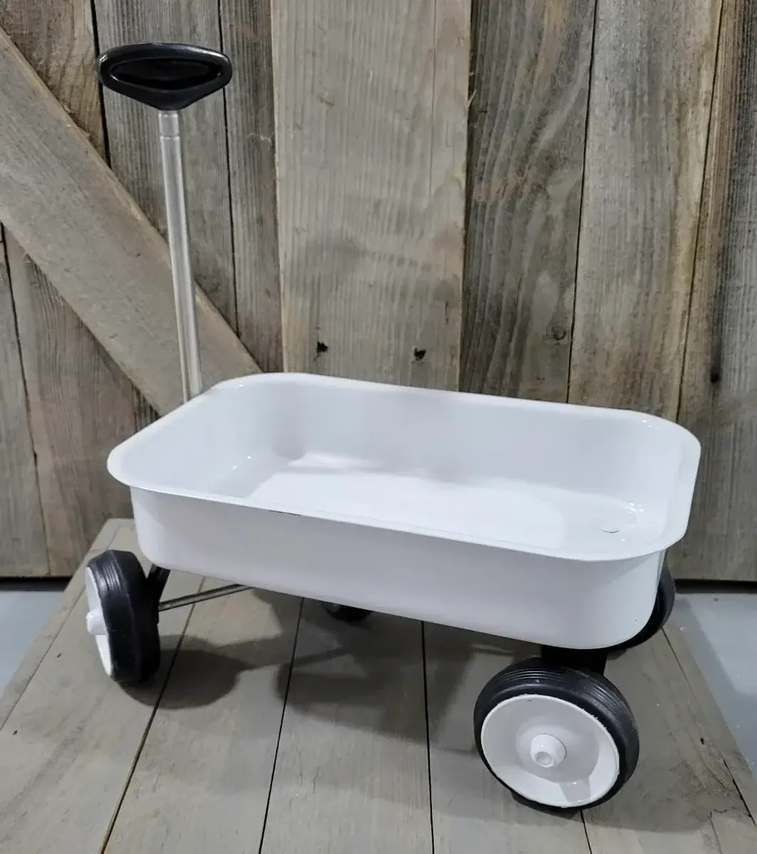 Little white wagon 11.5"