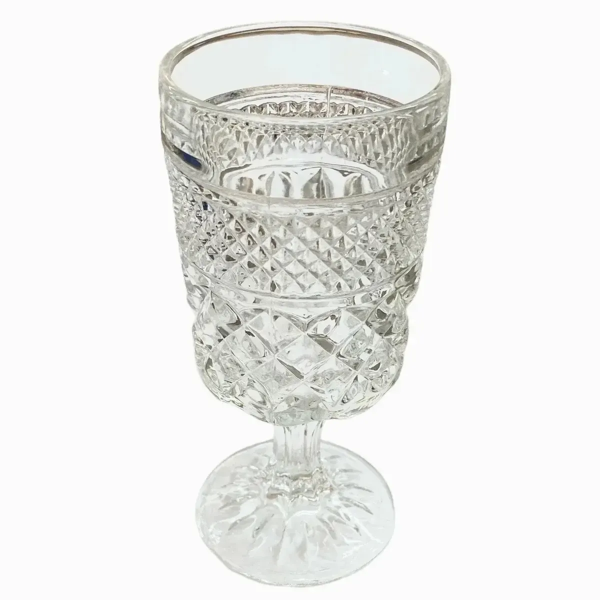 Wexford vintage clear glass goblet