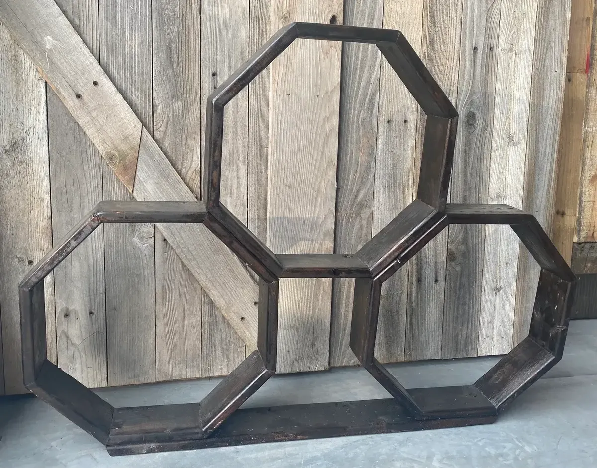 Hexagon Backdrop Tabletop 3 Section