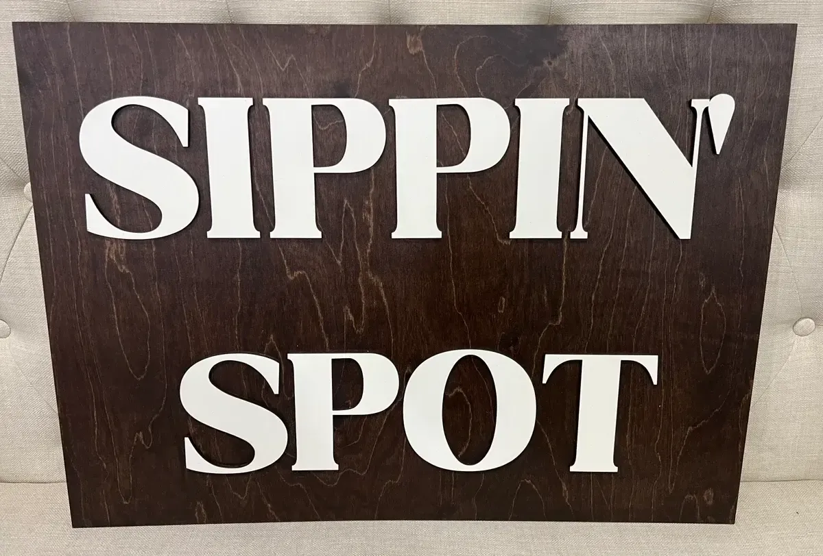 Sippin spot sign