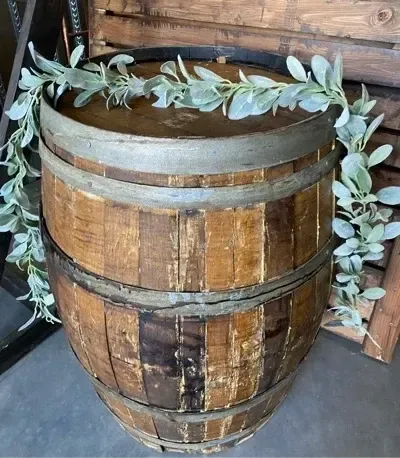 Lambs ear narow greenery garland