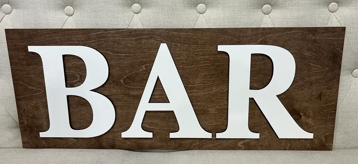Bar sign