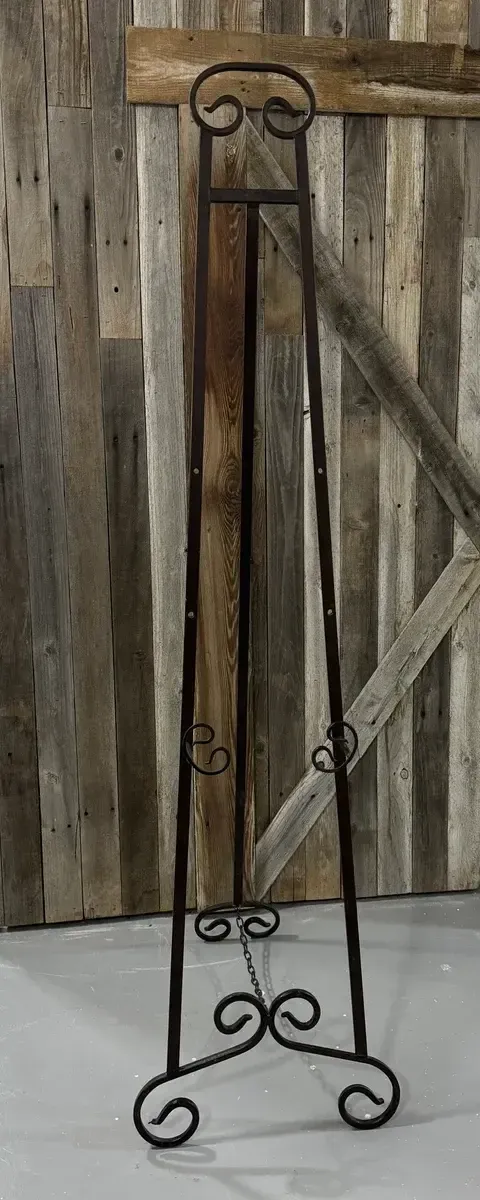 Nichole dark brown floor easel