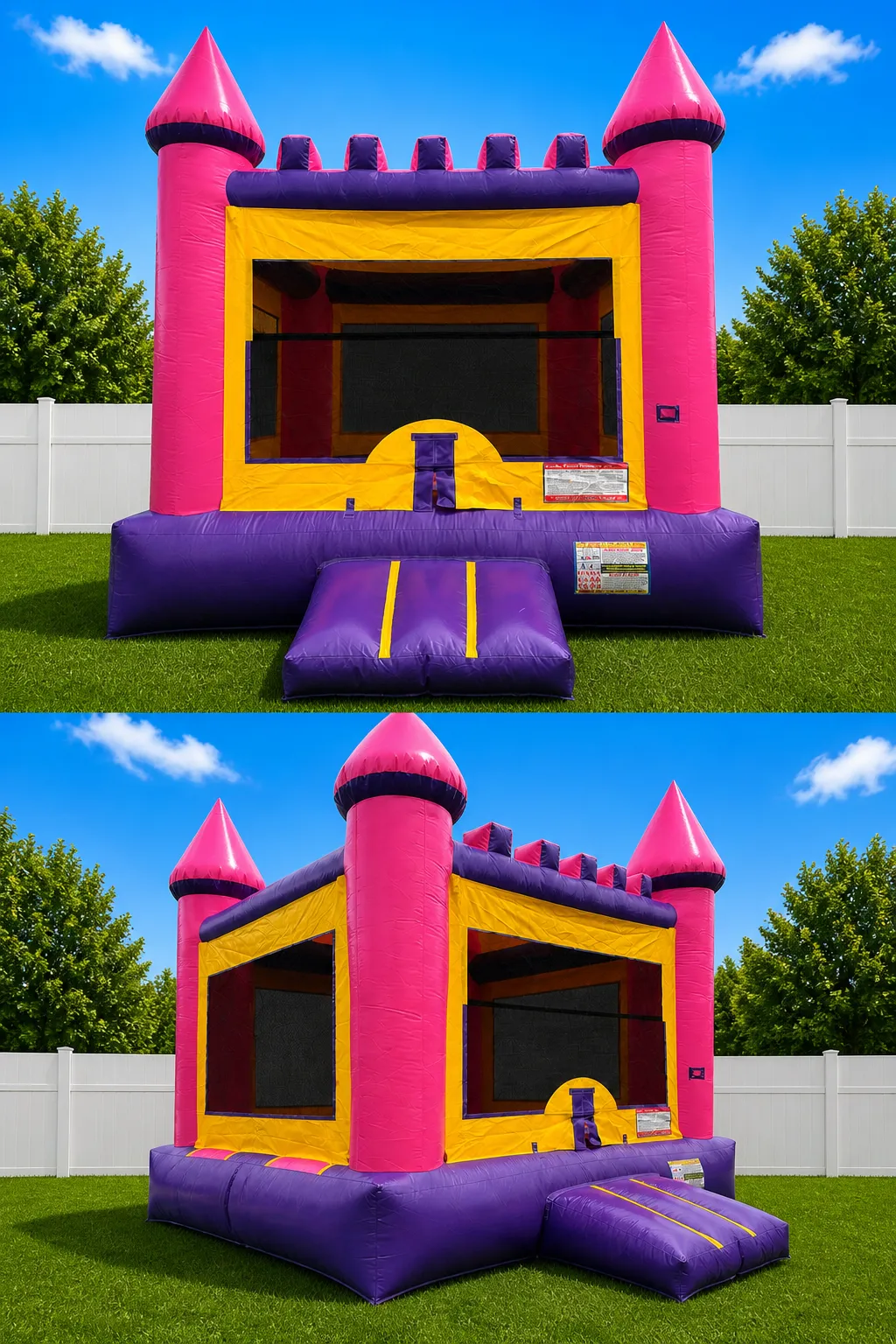 🎉 Classic Pink Castle Bounce House