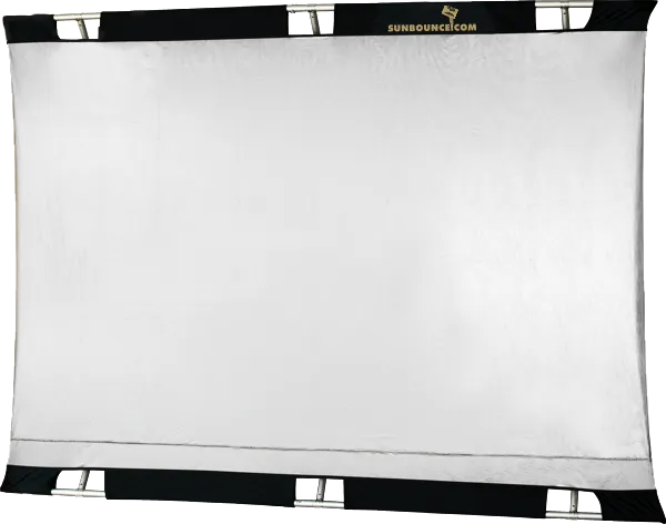 Sun-Bouncer Pro Reflector Kit WHTIE/SILVER 130 X 190 cm