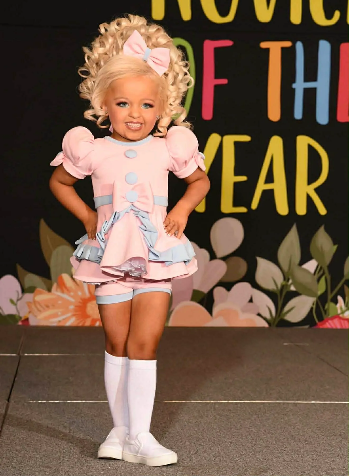 12/2 Miss Ellz  Baby Pink and Blue Casual- Madison Pape