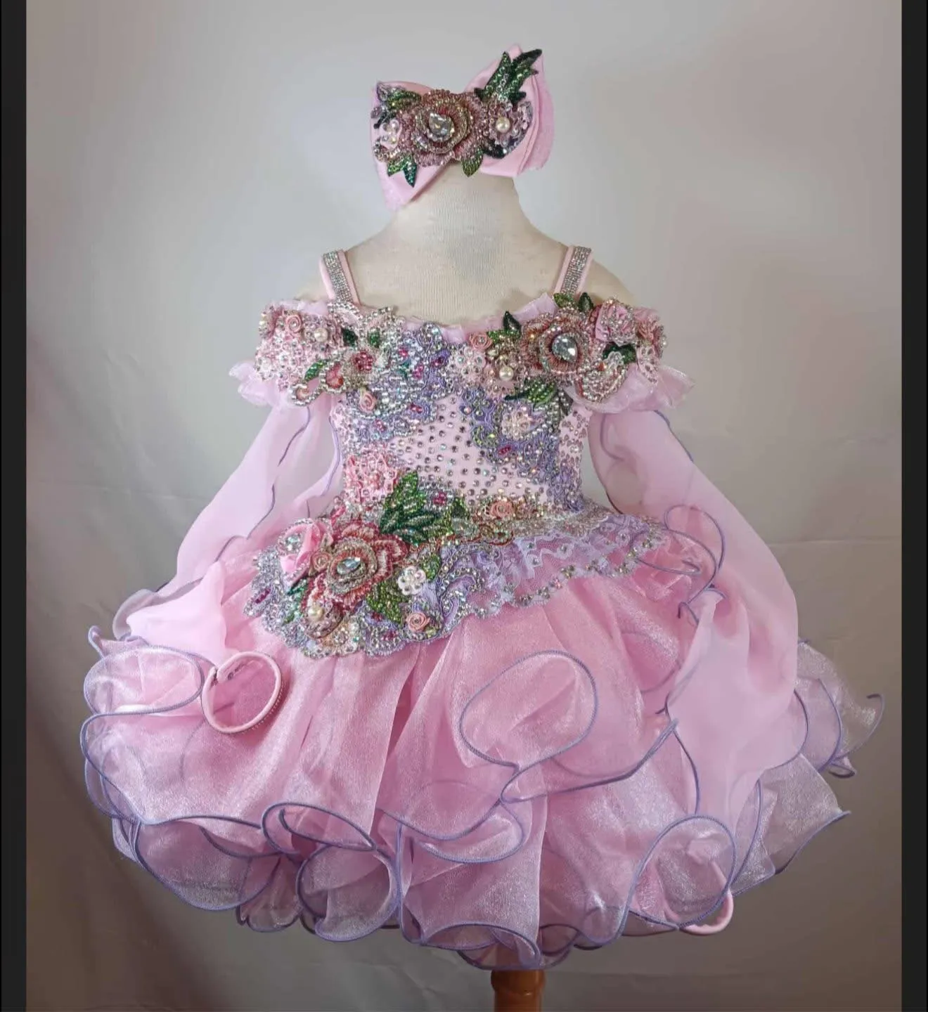 18/3 Pink Tangled Gemics Glitz Dress- Gracee Morris