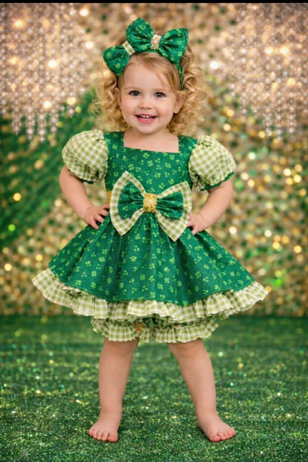 18/3 Green Plaid Shamrock- Fallon Hackett