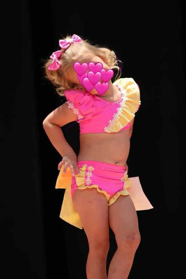 6/12 Pink/Yellow Daisy Swim- Kara Vaughn