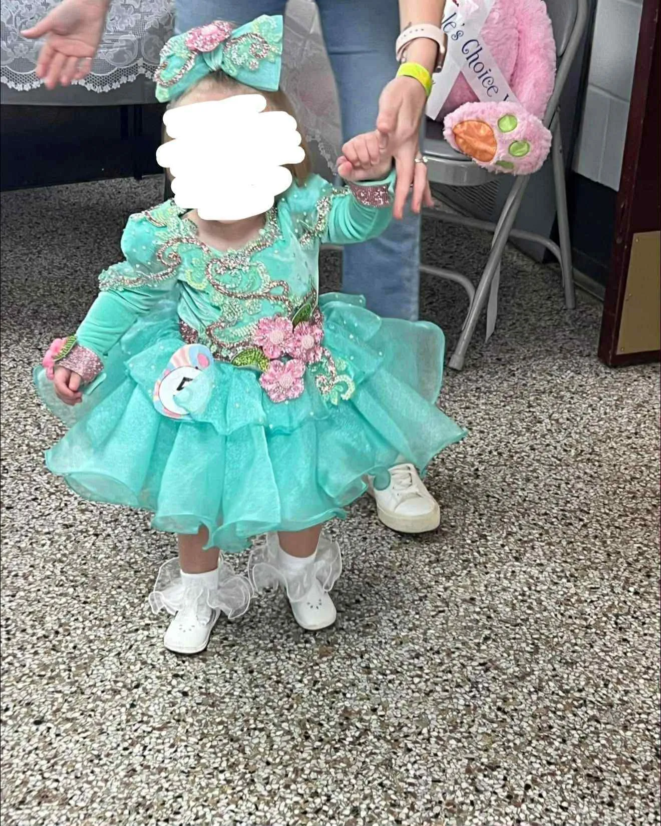 18/3 Turquoise Ruby Belle Glitz Dress- Miranda Jo