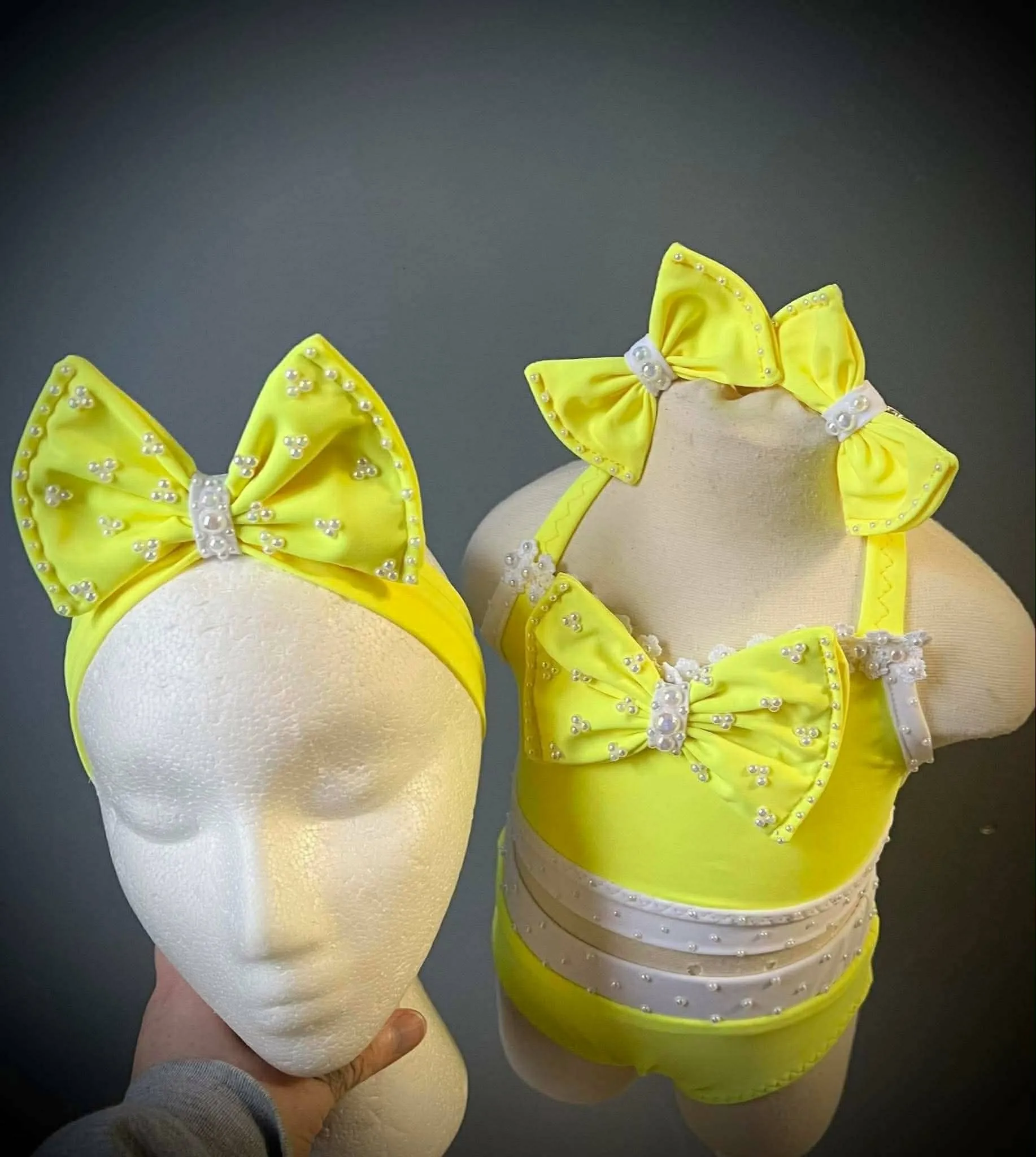 12/2 BooBear Yellow Natural Swim- Anna Baker