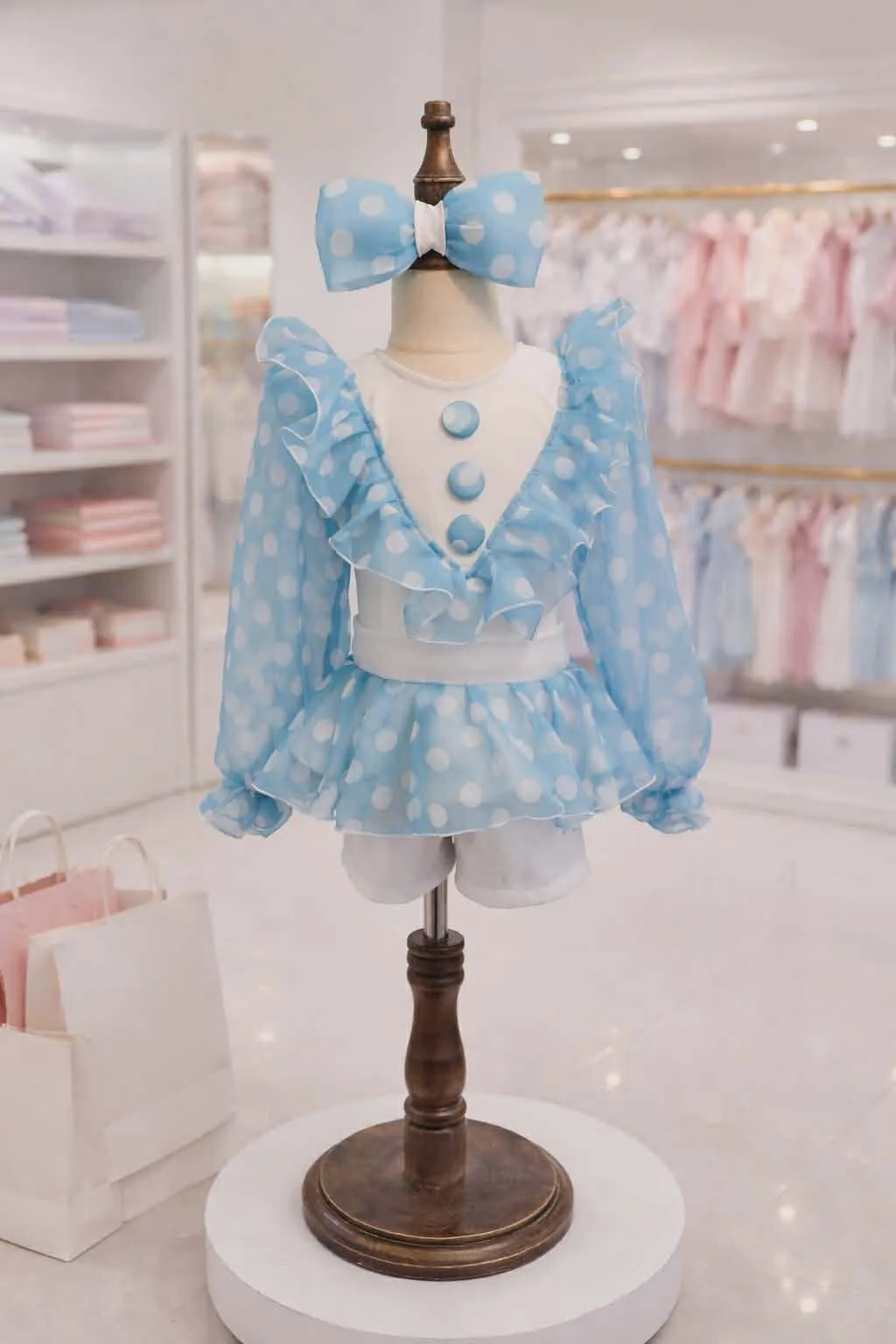 2/4 Light Blue Toni O Casual - Anna Baker