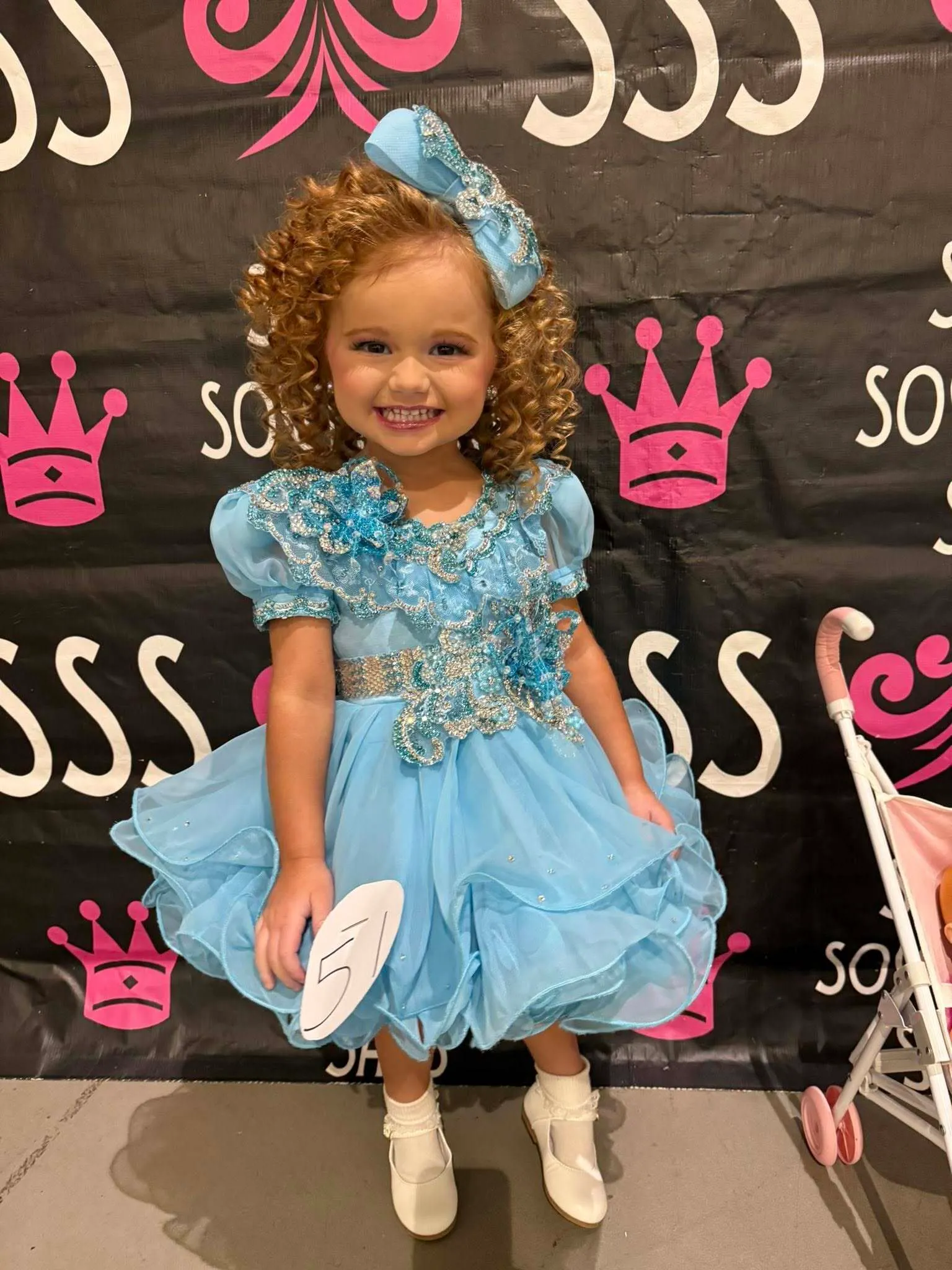 18/3 Aqua Toni O Glitz Dress