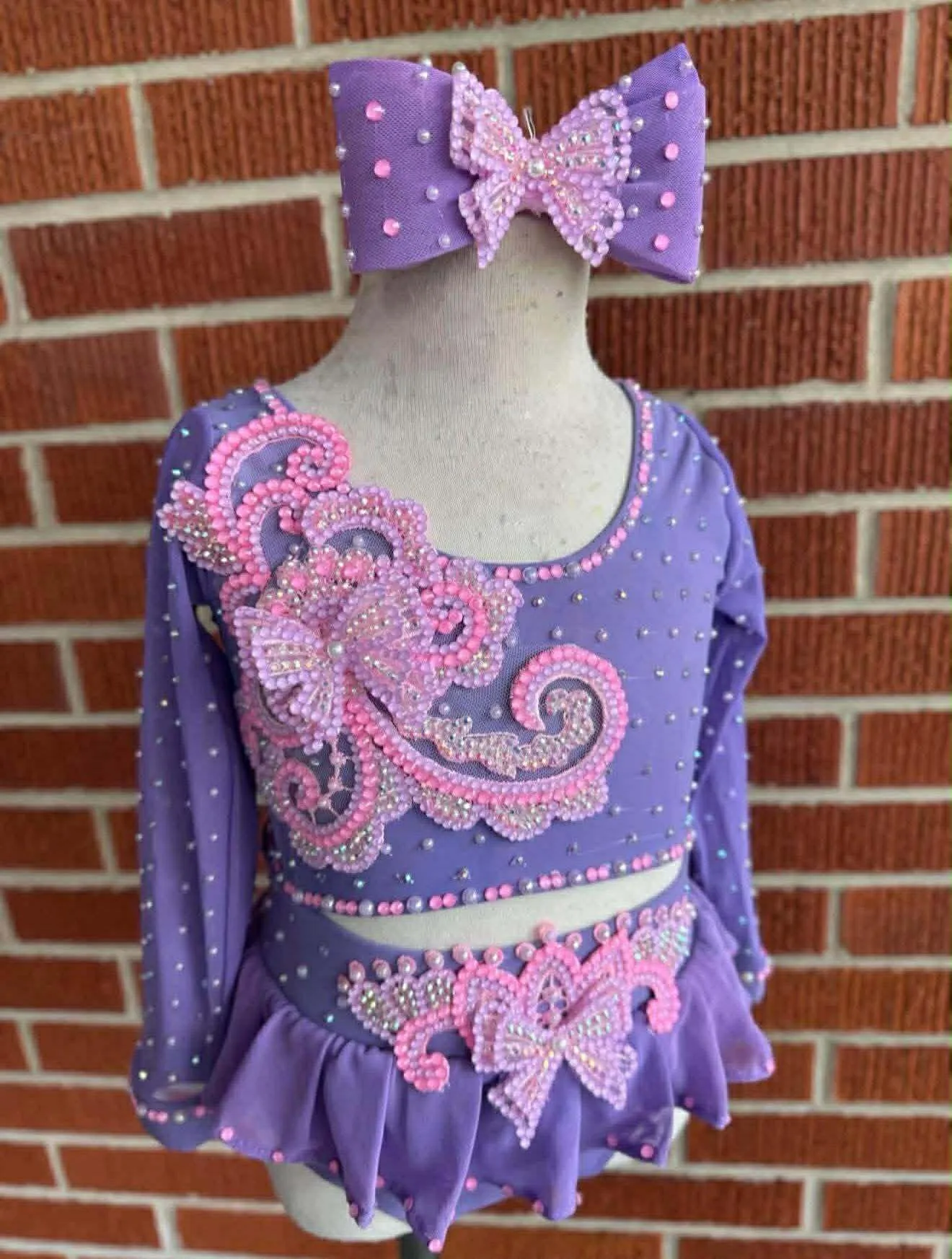 12/2 Purple and Pink Bow Swim by Brianna K- Ginny Graham