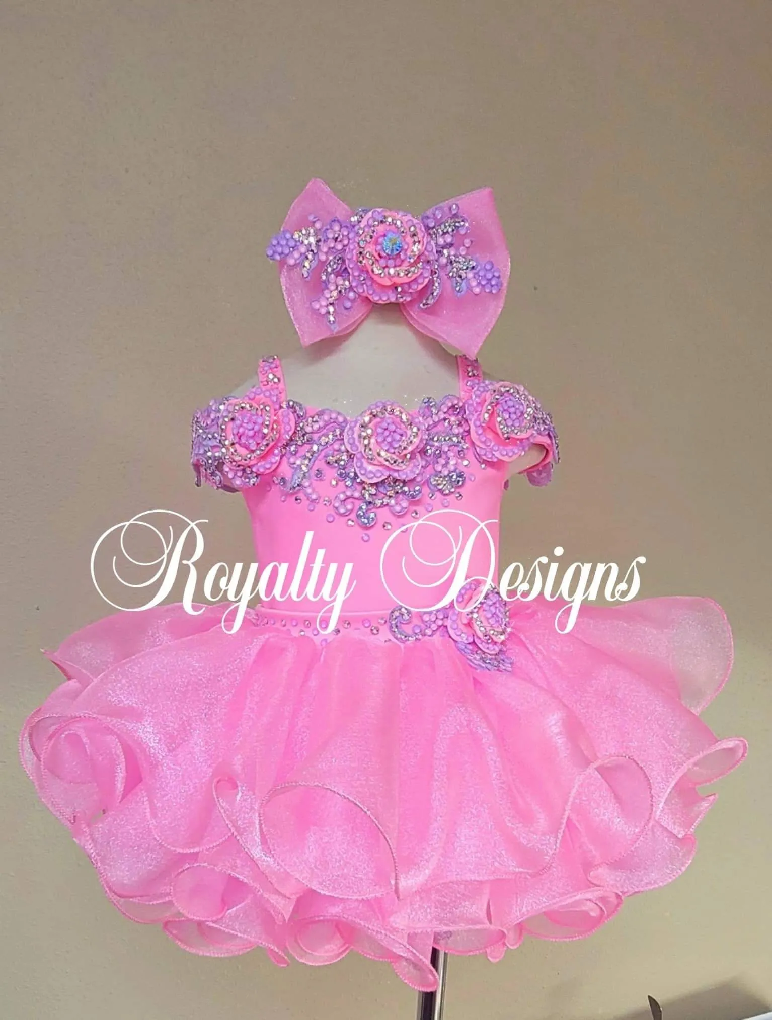 12/2 Lavender and Pink Royalty Designs Dress