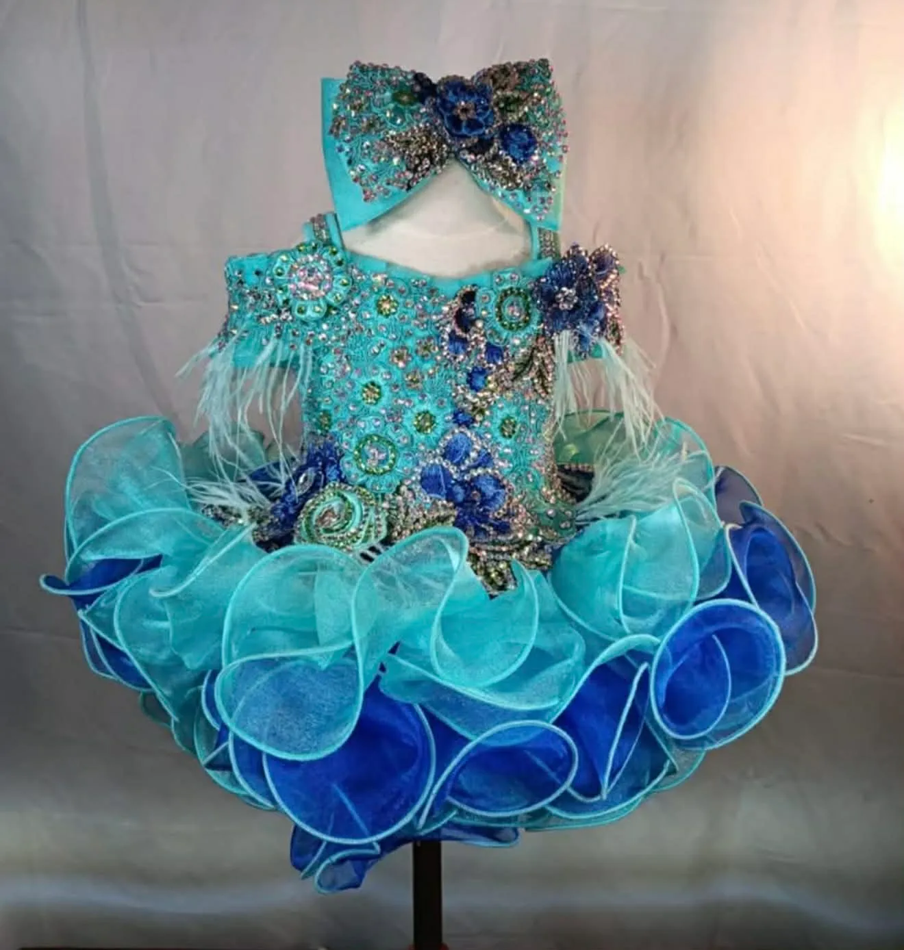 6/12 Two toned Royal Turquoise Gemics- Gracee Morris 