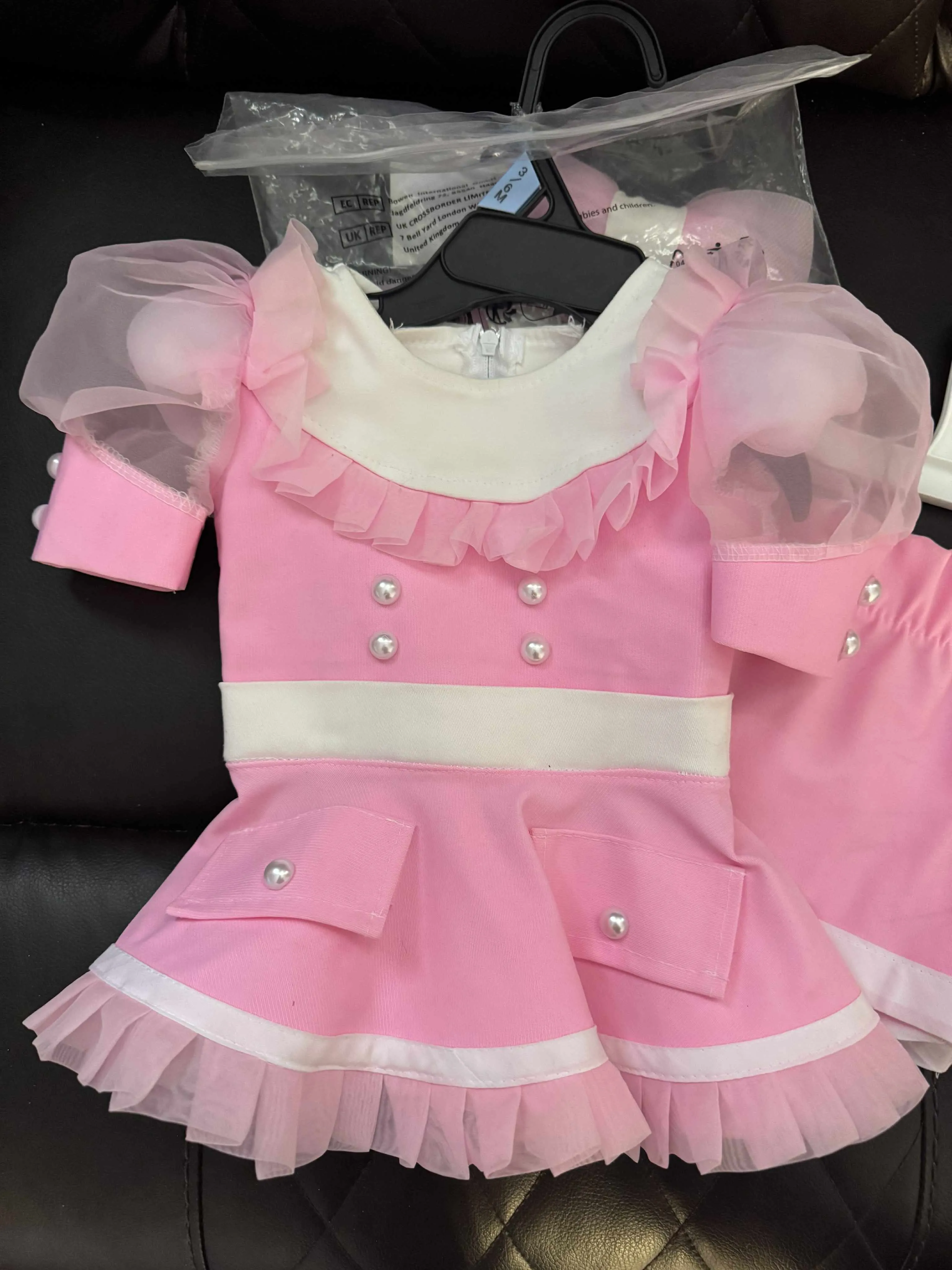 12/2 Pink and White Pearl Toni O Casual