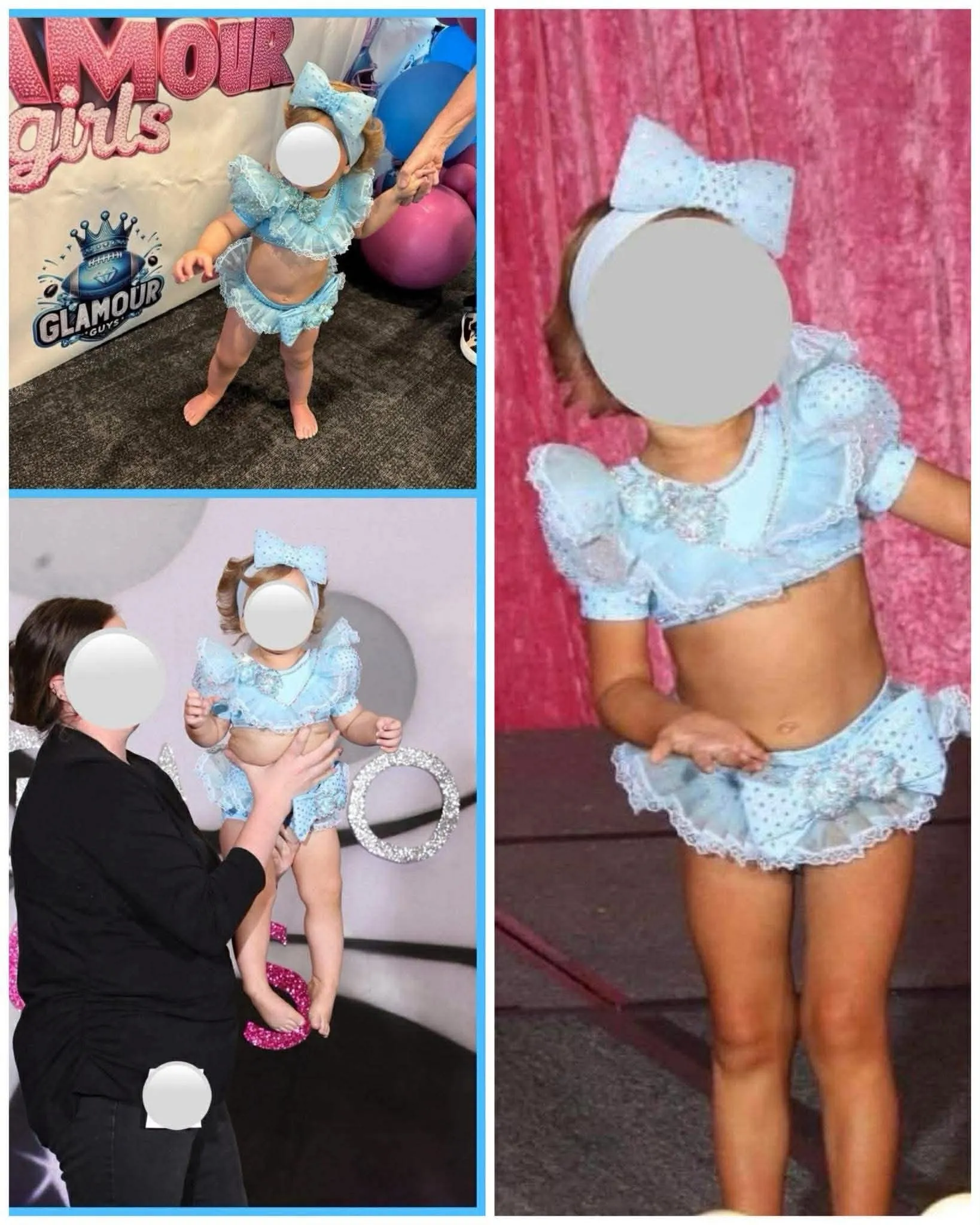 6/18M small 2 Cinderella Blue Toni O Swim - Breanna Bell