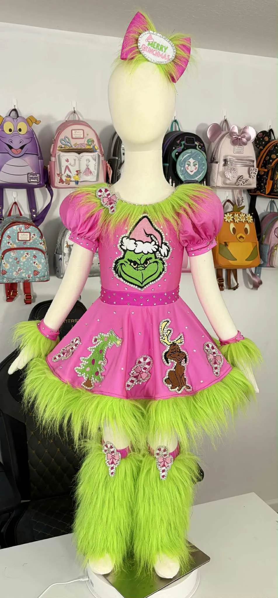 2/4 Pink Grinch Christmas OOC- Kara Vaughn