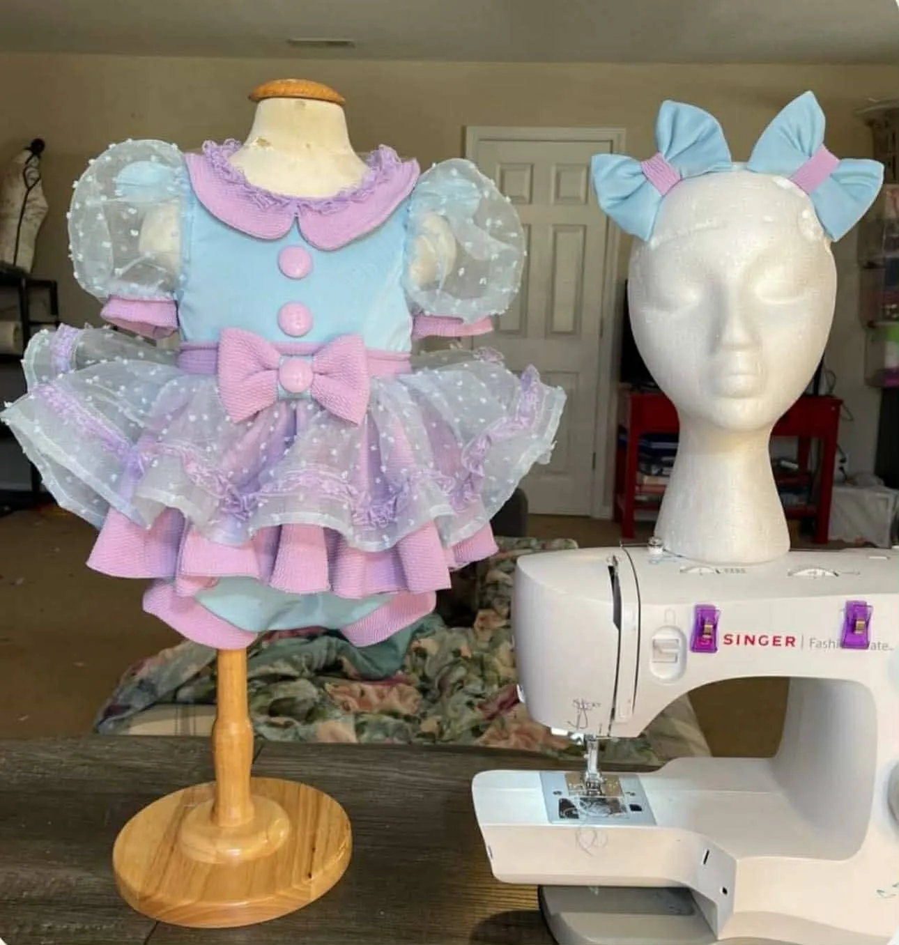 12/2 Valerie Blue/Purple Casual- Anna Baker