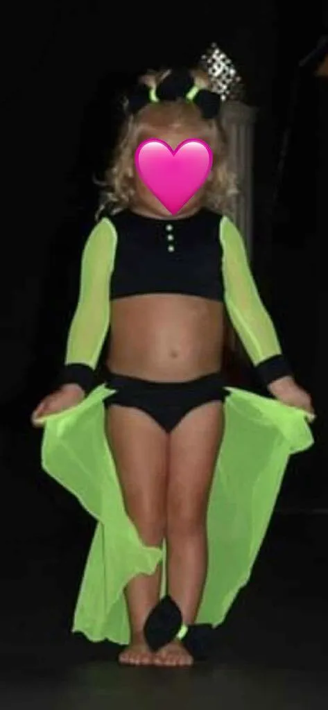 18/3 Black/Green Boo Bear Swim- Kara Vaughn