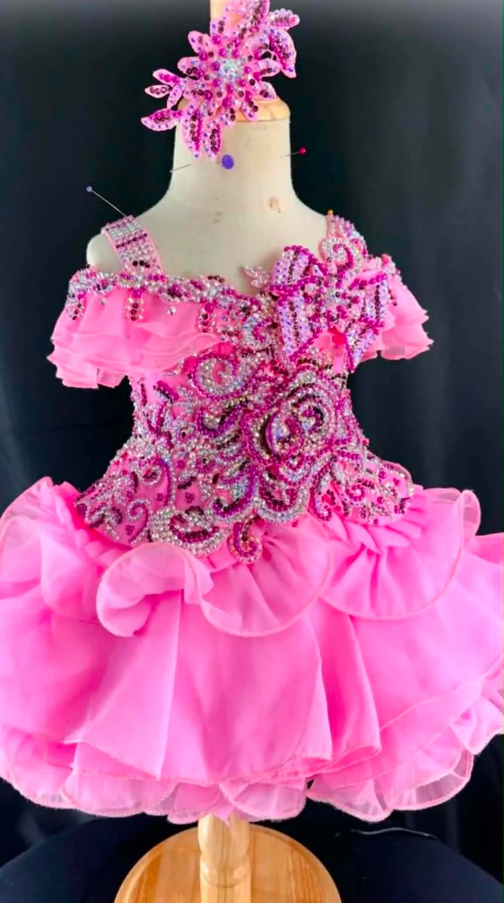 12/2 Magenta and Pink Glitz Connie- Mirna Motes