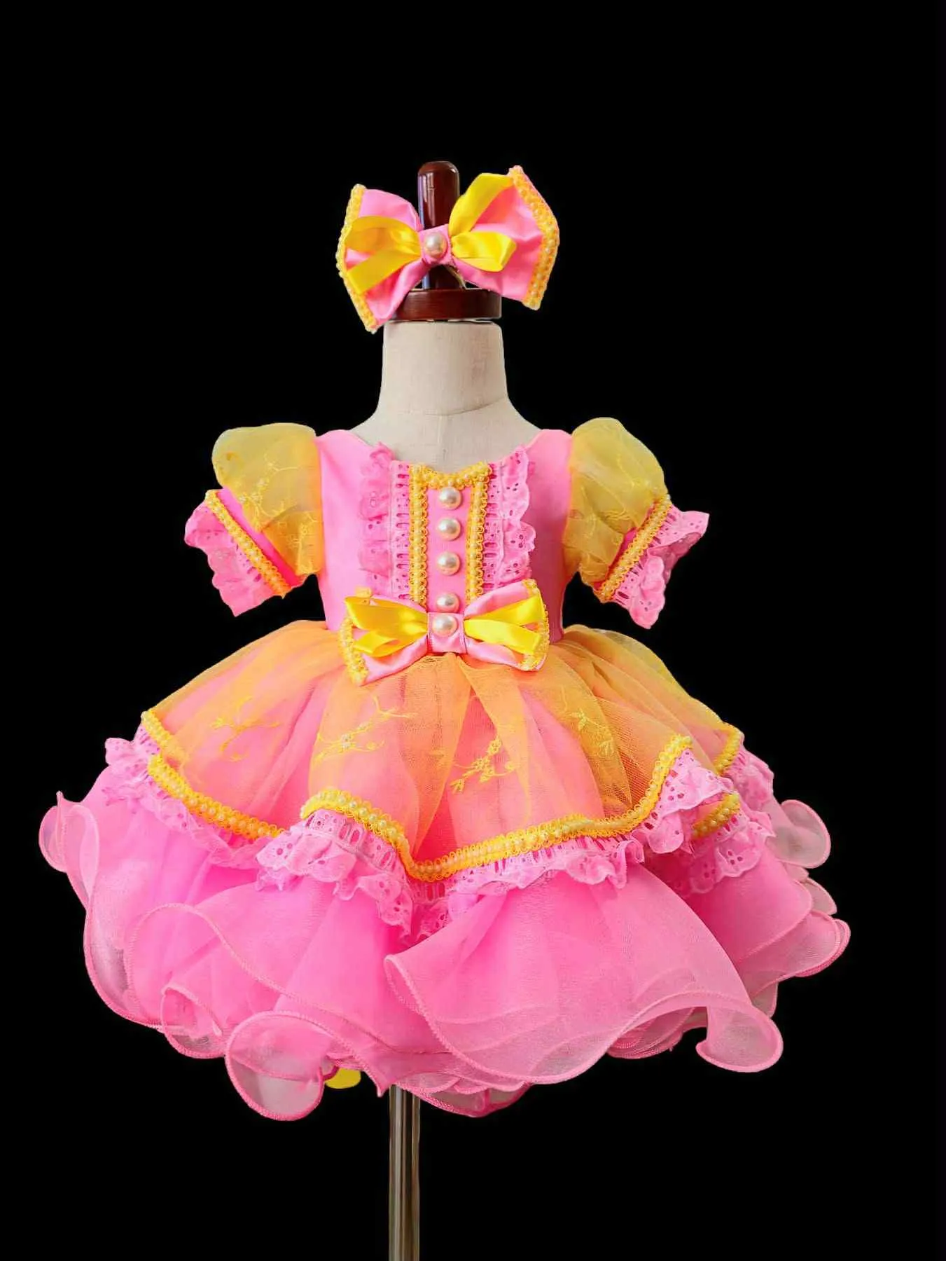 12/2 Pink/Yellow Mendy Natural- Hannah Hester