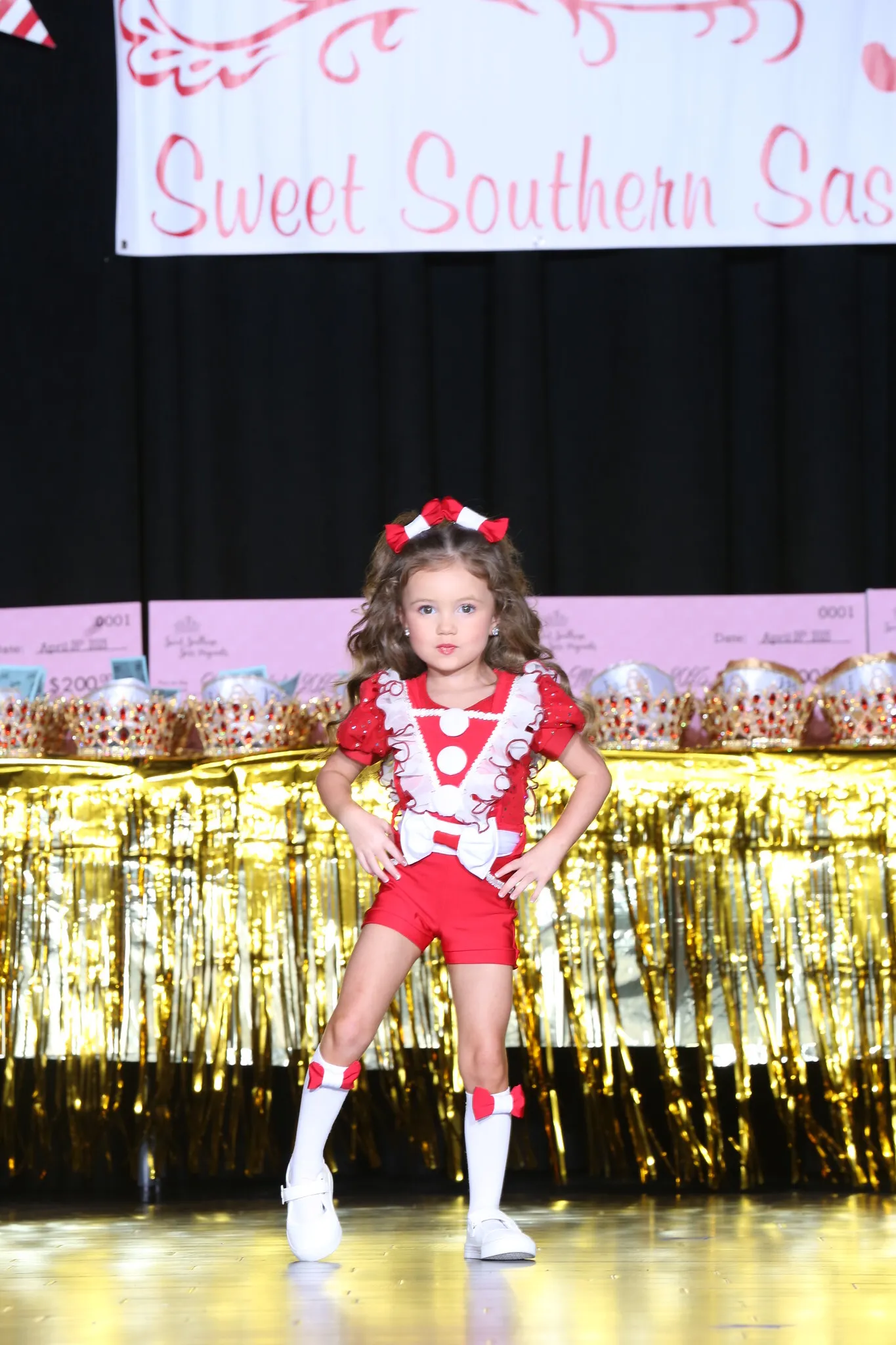 12/2-18/3 Red and White Casual Wear- Shaylah Lindsey