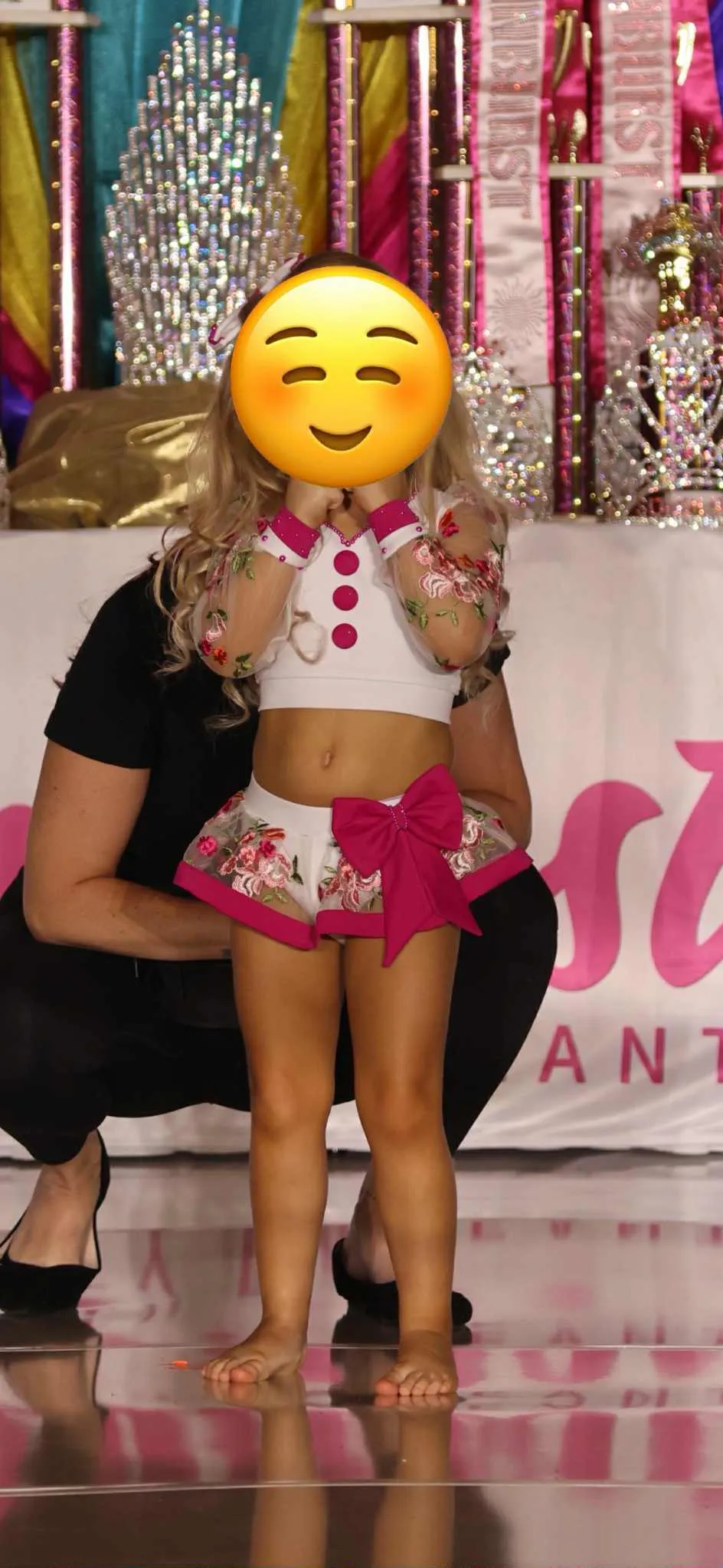 2/4 White and Fuchsia casual/swim/fun fashion-Kara Vaughn